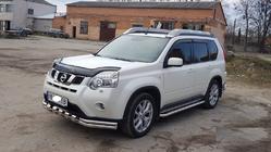 Nissan X-trail T31 2007–2014 RVS voorbumperbescherming ST015 foto 2