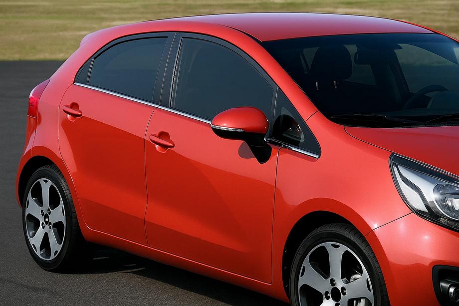 Kia Rio 2012–2017 Raamomlijsting (RVS) Image