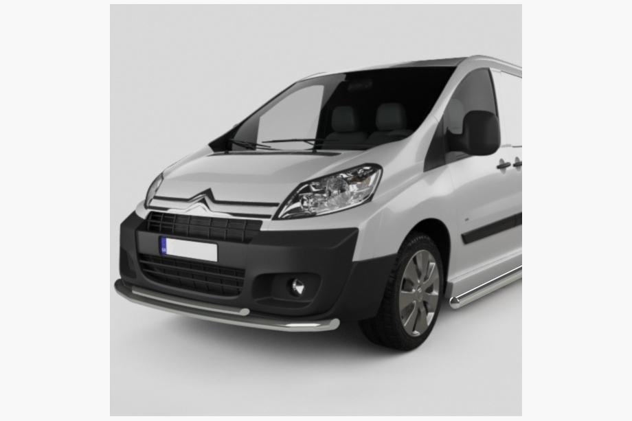 Citroen Jumpy 2007–2017 Voorbeschermbeugel ST014 (RVS) Ø60/42 mm Image