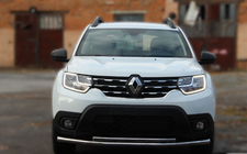 Dacia Duster 2008–2018 Voorbeschermbeugel ST014 (RVS) Ø60/60 mm foto 1