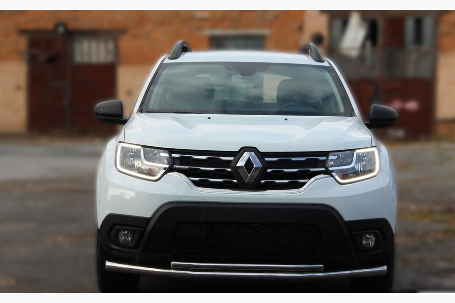 Dacia Duster 2008–2018 Voorbeschermbeugel ST014 (RVS) Ø60/60 mm Image