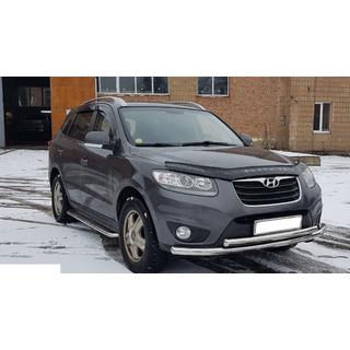 Voorbeschermbeugel ST014 (RVS) Hyundai Santa Fe 2 2006–2012 foto 3