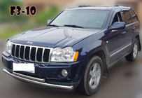 Jeep Grand Cherokee WK 2004–2010 Voorbeschermbeugel ST014 (RVS) Ø60/42 mm foto 4