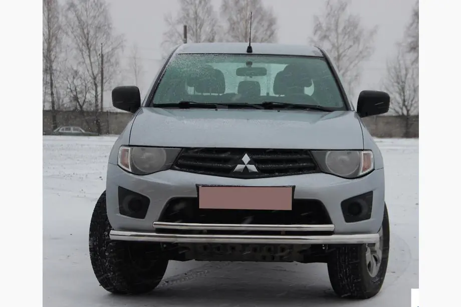 Mitsubishi L200 2006–2015 Voorbeschermbeugel ST014 (RVS) Image