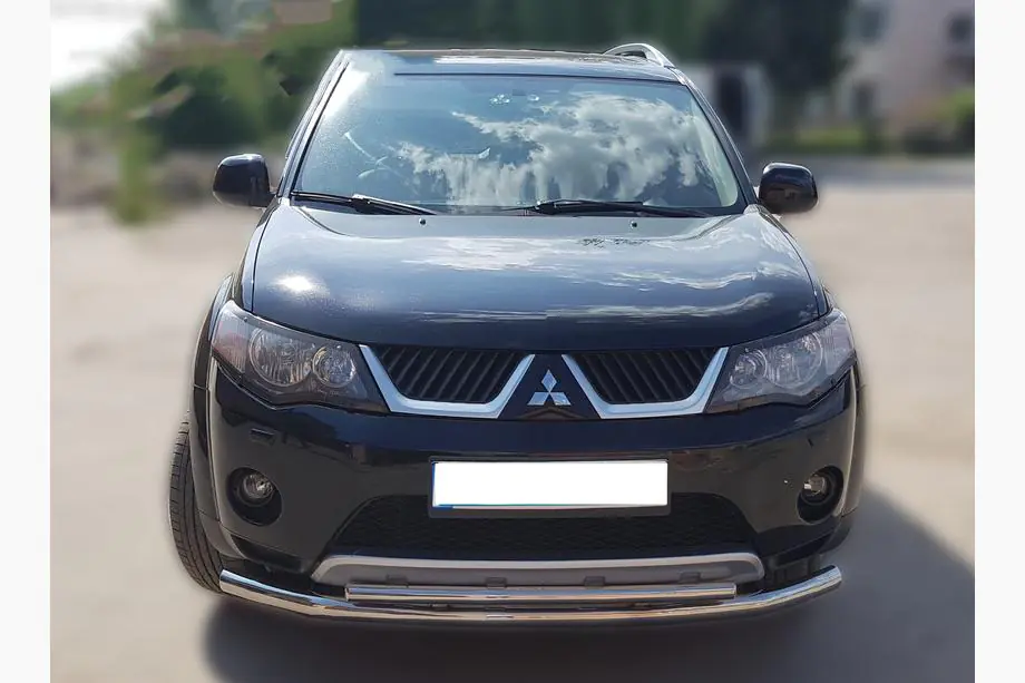 Mitsubishi Outlander 2006–2012 Voorbeschermbeugel ST014 (RVS) Image