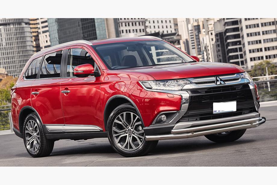 Mitsubishi Outlander 2012–2021 Voorbeschermbeugel ST014 (RVS) Ø60/60 mm Image