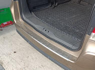 Opel Zafira B 2005–2011 OmsaLine rvs chromen achterbumperbeschermer foto 2