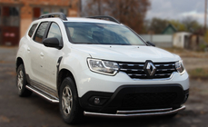Renault Duster 2008–2017 Voorbeschermbeugel ST014 (RVS) Ø60/60 mm foto 2