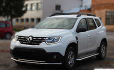 Renault Duster 2008–2017 Voorbeschermbeugel ST014 (RVS) Ø60/60 mm foto 3