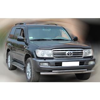 Voorbeschermbeugel ST014 (RVS) Toyota Land Cruiser 100 1998–2007 foto 3