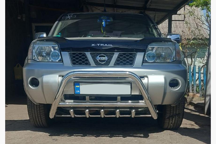 Nissan X-trail T30 2002–2007 Bullbar QT006 (RVS) Foto 2