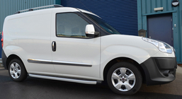 Opel Combo 2012–2018 Deurstrip (set van 4, RVS) OmsaLine - Italiaans roestvrij staal foto 1
