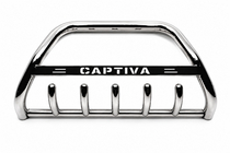 Chevrolet Captiva 2006–2019 Bullbar WT004 (RVS) foto 3