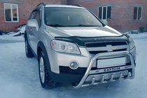 Chevrolet Captiva 2006–2019 Bullbar WT004 (RVS) foto 2