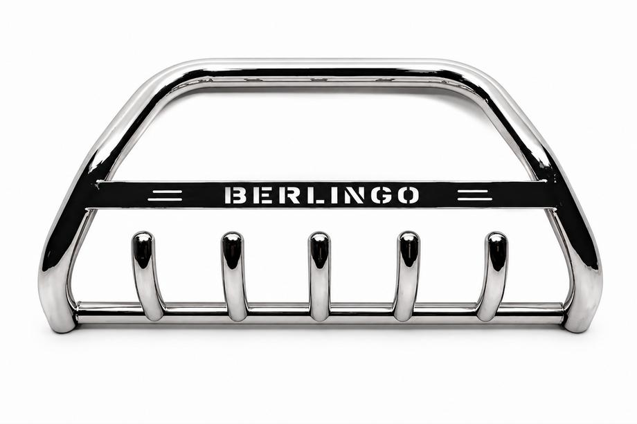 Citroen Berlingo 1996–2008 Bullbar WT004 (RVS) Image