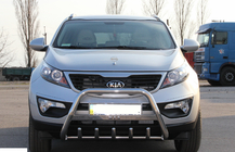 Kia Sportage 2010–2015 Bullbar WT004 (RVS) foto 1