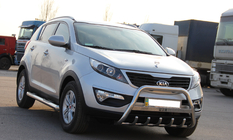 Kia Sportage 2010–2015 Bullbar WT004 (RVS) foto 2