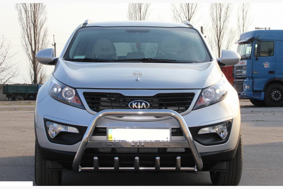 Kia Sportage 2010–2015 Bullbar WT004 (RVS) Image