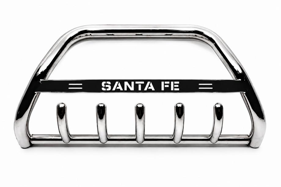 Hyundai Santa Fe 3 2012–2018 Bullbar WT004 (RVS) Image