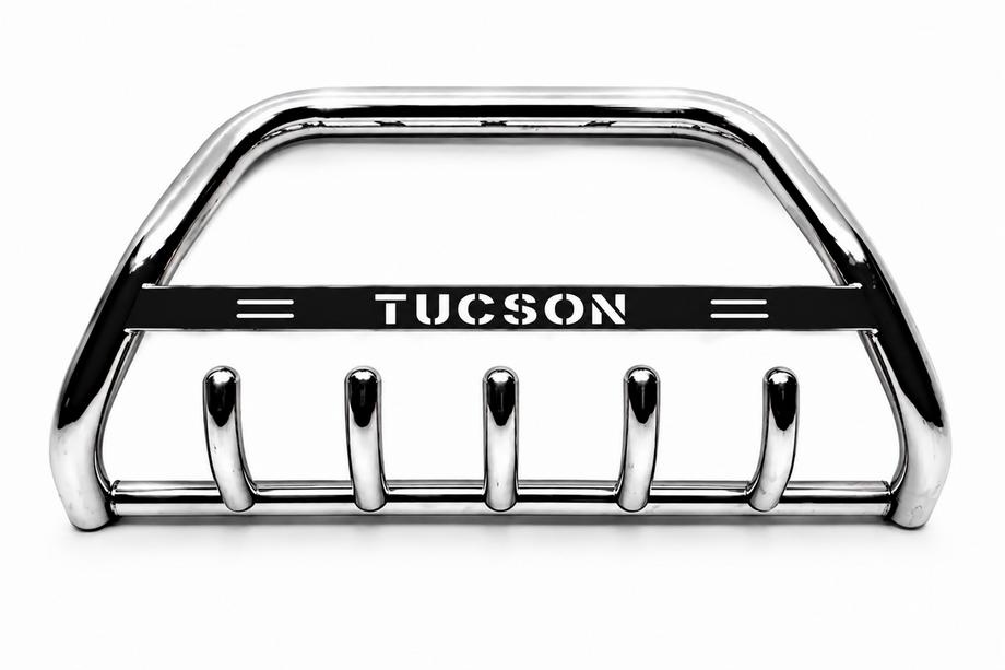 Hyundai Tucson TL 2016–2021 Bullbar WT004 (RVS) Image