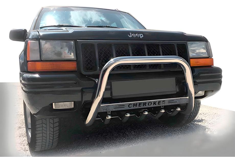 Jeep Grand Cherokee WJ 1999–2004 Bullbar WT004 (RVS) Image