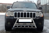 Jeep Grand Cherokee WK 2004–2010 Bullbar WT004 (RVS) foto 1