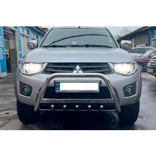 Bullbar WT004 (RVS) Mitsubishi L200 2006–2015 foto 2