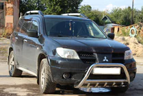 Mitsubishi Outlander 2001–2006 Bullbar WT003 (RVS) foto 4
