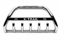 Nissan X-trail T30 2002–2007 Bullbar WT004 (RVS) foto 1