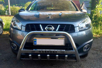 Nissan Qashqai 2010–2014 Bullbar WT004 (RVS) foto 1