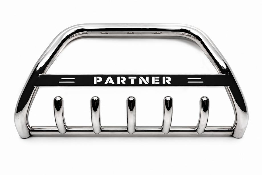Peugeot Partner Tepee 2008–2018 Bullbar WT004 (RVS) Image