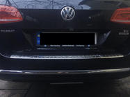 Volkswagen Passat B7 2012–2015 Achterbumperbeschermplaat OmsaLine Glans (SW, rvs) foto 3