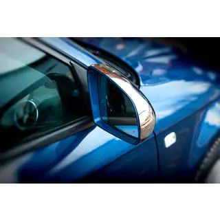 RVS spiegelkappen 2004-2008 (set van 2) Audi A6 C6 2004–2011 foto 4
