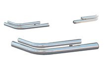 Ford Kuga 2008–2013 Achterste dubbele hoekbeschermers AK003-double (2 st., RVS) foto 2