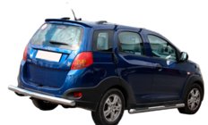 Chery Beat 2009–2015 Achterbeschermbeugel AK002 (2 stuks, RVS) foto 2