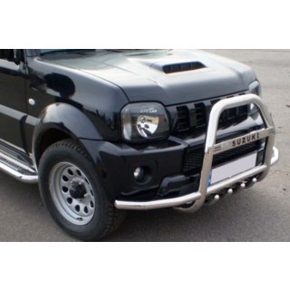 Bullbar QT007-Exclusive (met opschrift, RVS) foto 4