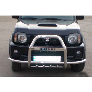 Bullbar QT007-Exclusive (met opschrift, RVS) foto 1