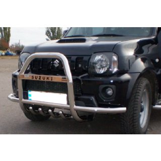 Bullbar QT007-Exclusive (met opschrift, RVS) foto 3