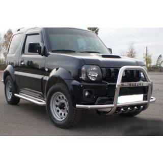 Bullbar QT007-Exclusive (met opschrift, RVS) foto 2