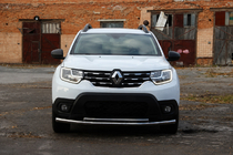 Renault Duster 2018–2024 RVS frontbescherming F3-10 foto 2