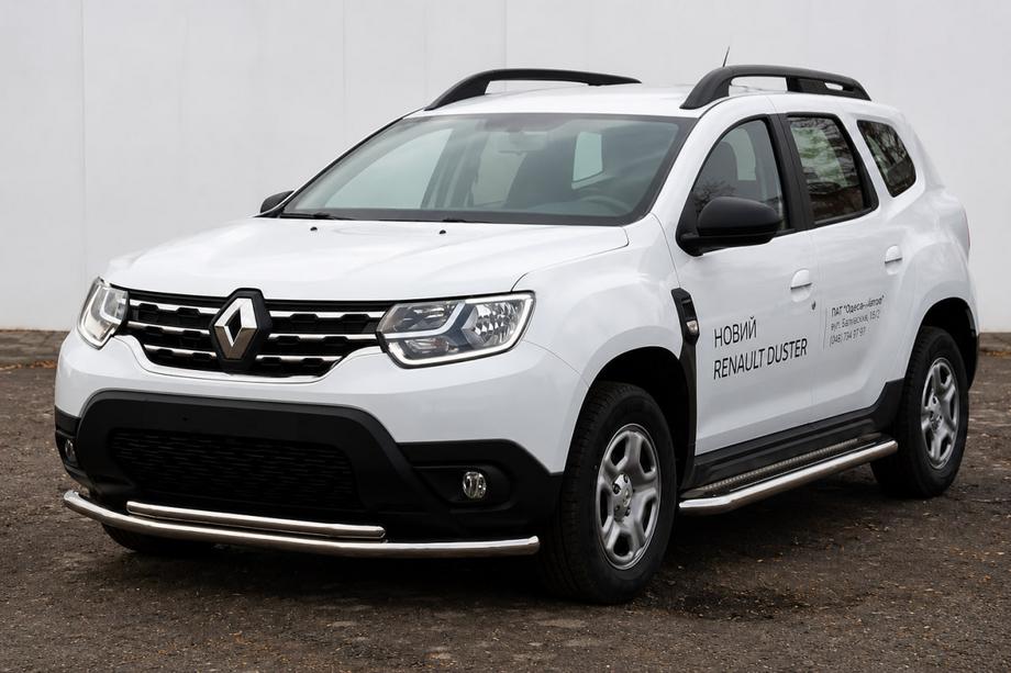 Renault Duster 2018–2024 RVS frontbescherming F3-10 Image