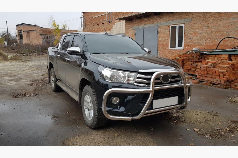 Toyota Hilux 2015– Voorbeschermbeugel F1-58 (RVS) Foto 2