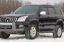 Toyota Land Cruiser Prado 120 2002–2009 Raamdeflectoren (4 stuks, HIC) foto 5