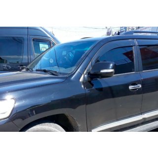 Raamwindschermen 11 cm (4 stuks, HIC) Toyota Land Cruiser 200 2007–2021 foto 4