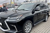Lexus LX570/450d 2008–2022 Raamwindschermen 8 cm (set 4 stuks, HIC) foto 7