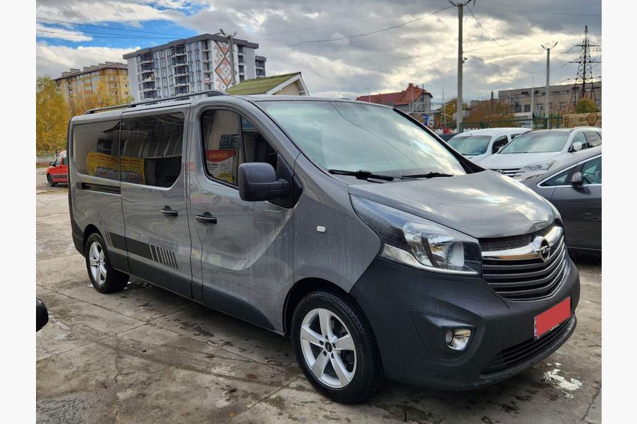 Opel Vivaro 2015–2019 Skyport dakrails (zwart) Lange wielbasis Foto 5