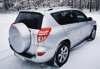 Toyota Rav 4 2006–2013 Dakrails Skyport (grijs) foto 2