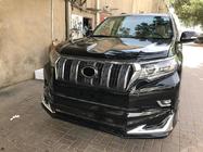 Toyota Land Cruiser Prado 150 2009–2023 Voor- en achterbumperlippen Modelista V1 (2017-) Witte kleur foto 9