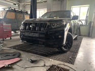 Toyota Land Cruiser Prado 150 2009–2023 Voor- en achterbumperlippen Modelista V1 (2017-) Witte kleur foto 14