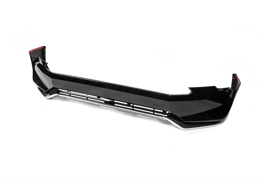 Toyota Land Cruiser Prado 150 2009–2023 Voor- en achterbumper opzetstukken Jaos V1 (2017-) Witte kleur Foto 2